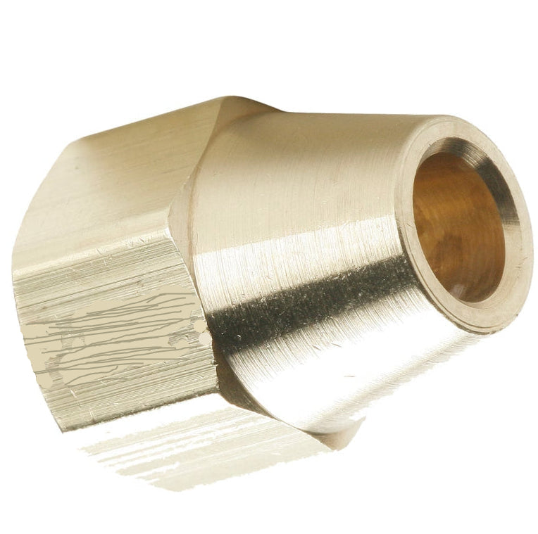 Flare Nut, 45deg, 1/2" Short Nut, Brass