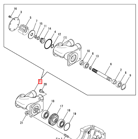 Yanmar OEM Raw Water Pump 119175-42500
