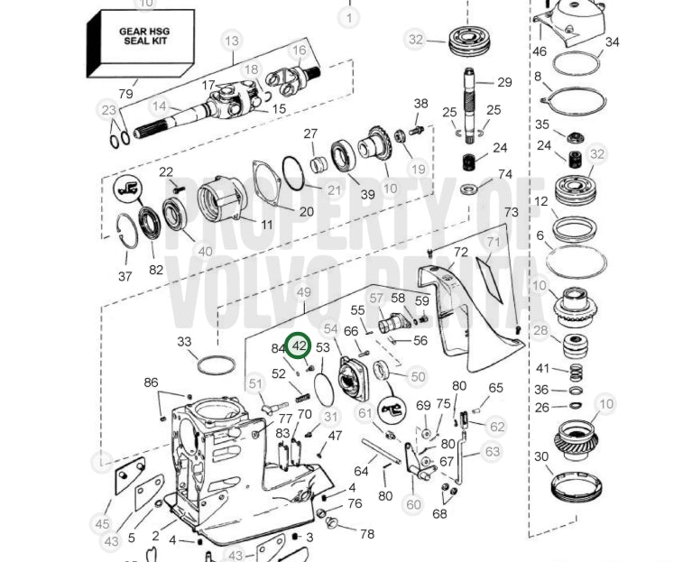 Drain Plug, Volvo 3854539, W/O-ring