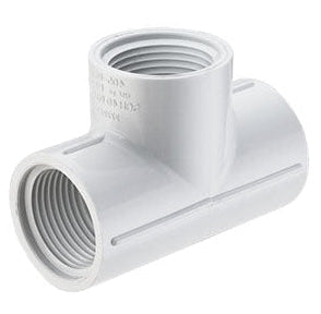 Tee, PVC, 3/4" FIP Sch 40