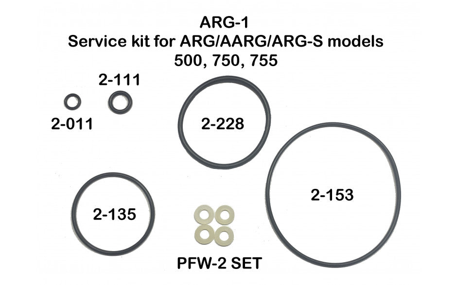 Groco ARG-1 Strainer Service Kit For ARG-500, ARG-750 and ARG-755