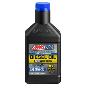 AMSOIL Signature Series 10W-30 100% Synthetic Max-Duty Diesel Oil Qt