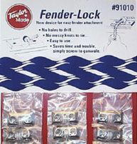 Taylor Made Traditional Stainless Steel Fender Lock and Peg Set #1010, This one only, missing 1 screw, closeout