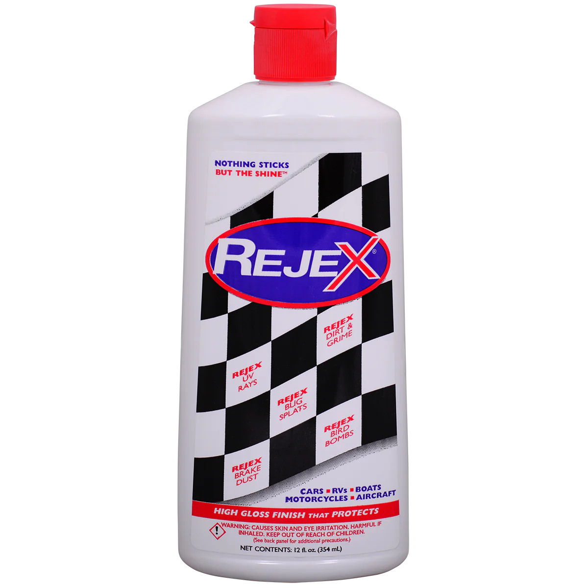 RejeX high gloss finish that protects