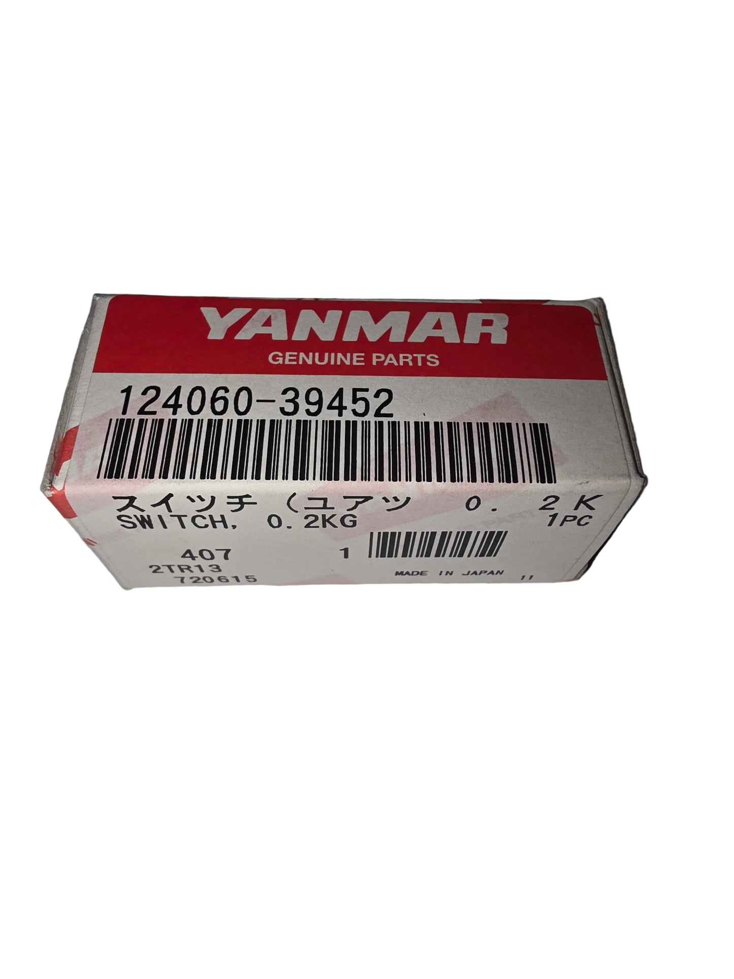 Yanmar 124060-39452 Switch, Oil Pressure
