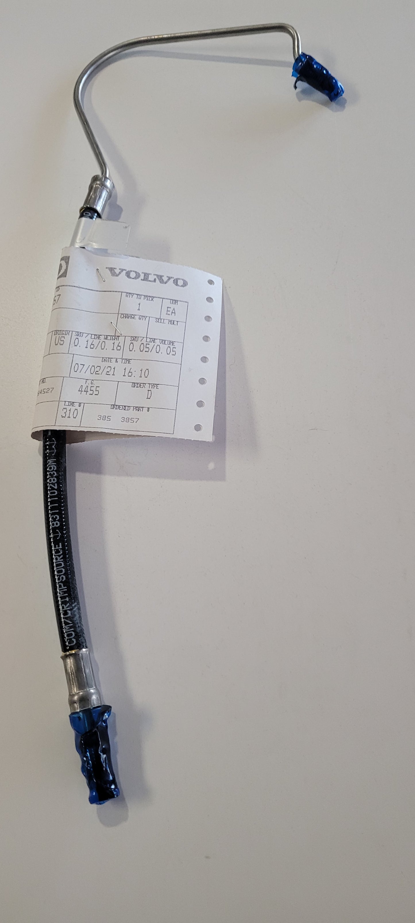 Oil Line, Volvo 3853857