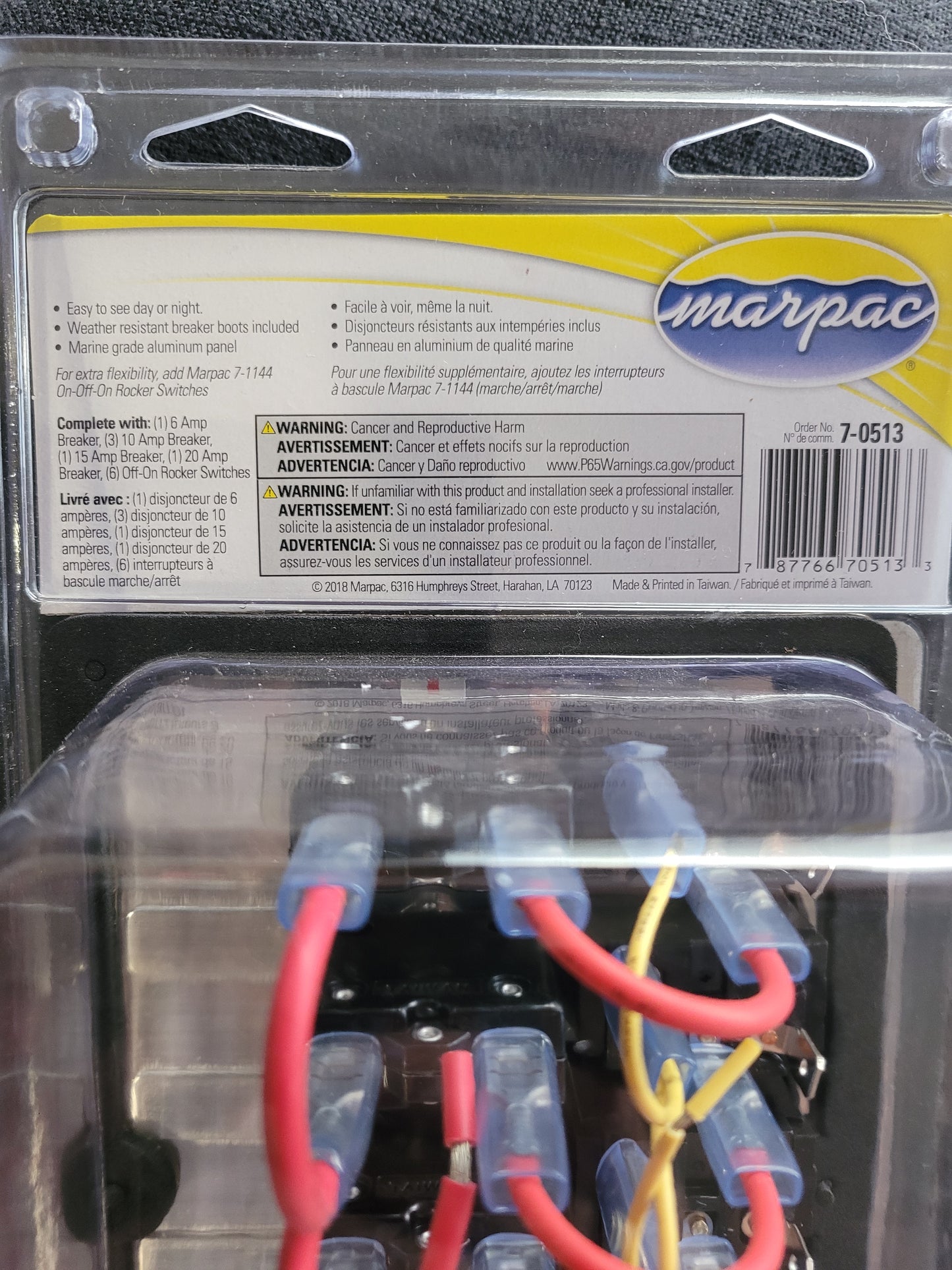 6 Gang Contura Panel Marpac