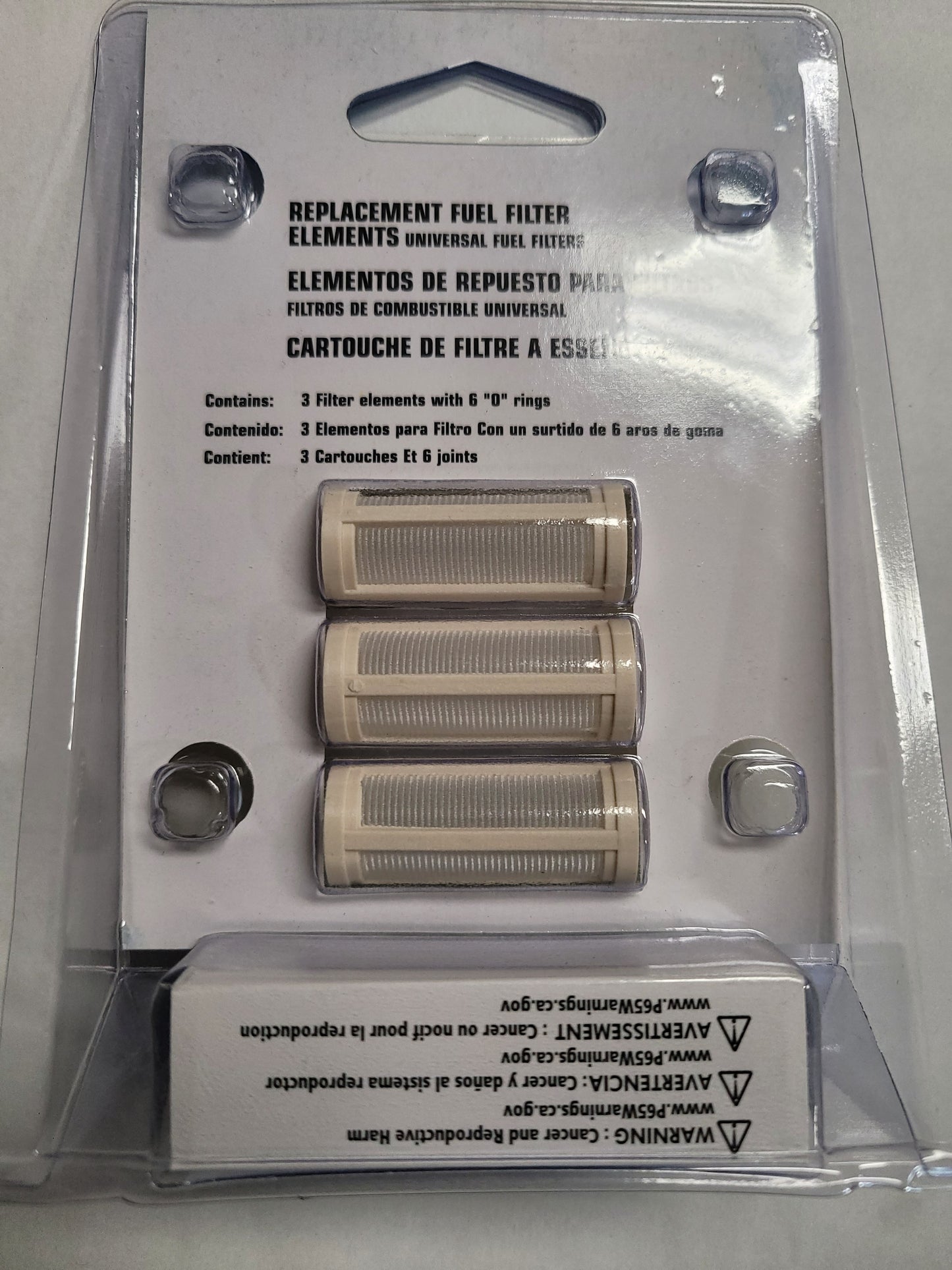 Seachoice Replacement Filters Only For 20941 In-Line Fuel Filter (Pack of 3)