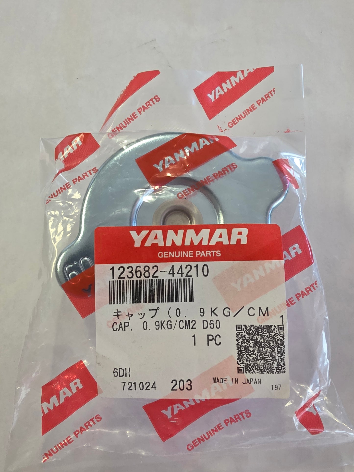 Yanmar 123682-44210 Pressure Cap