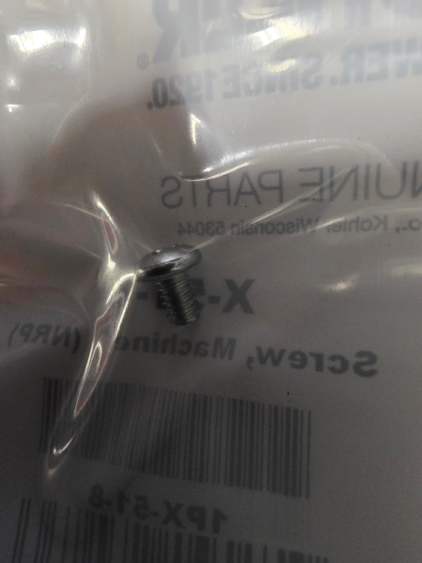 Kohler X-51-8 Screw