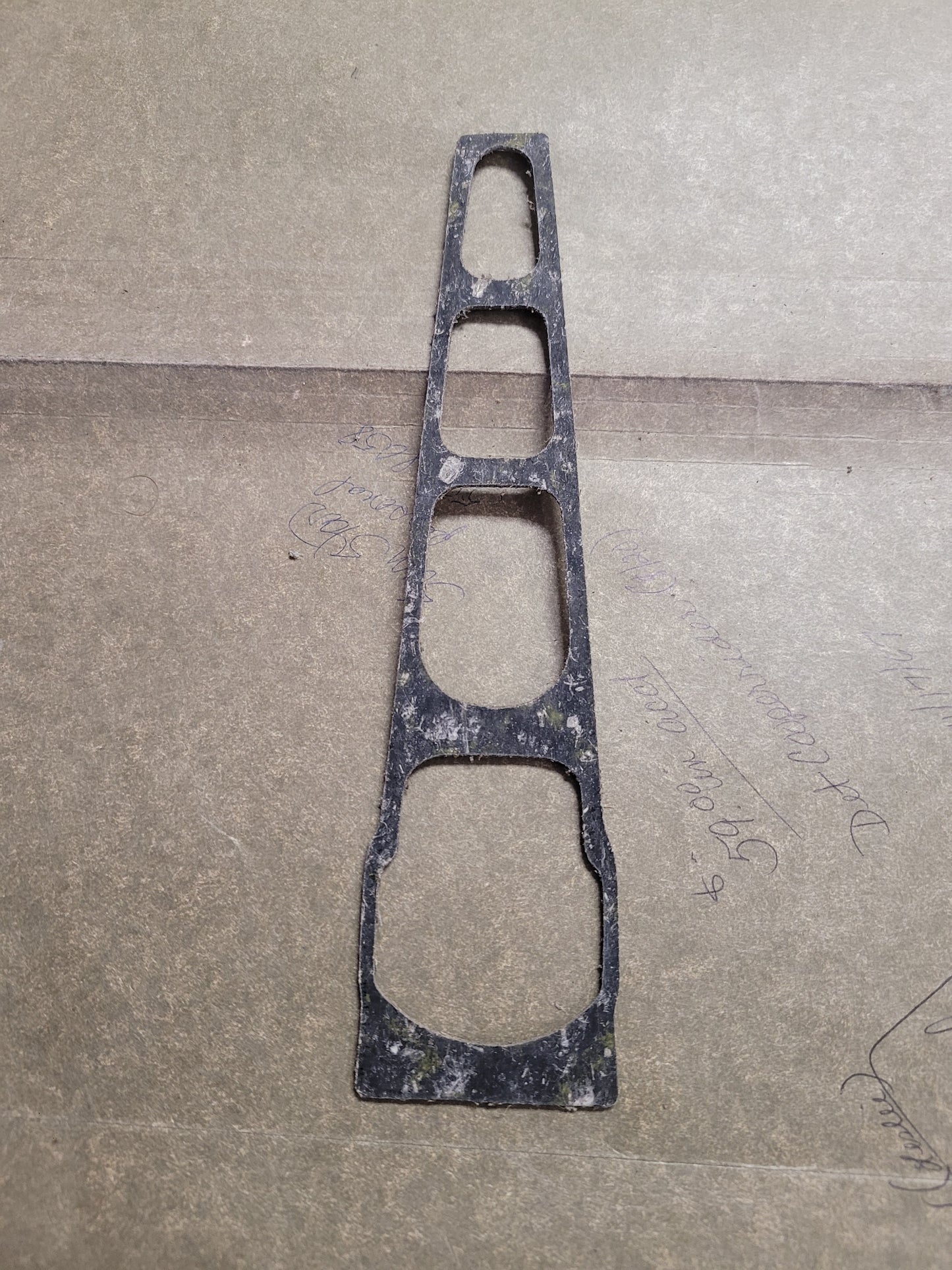 Gasket, Exhaust Plate Cover Vintage, (NOS) OMC 303586