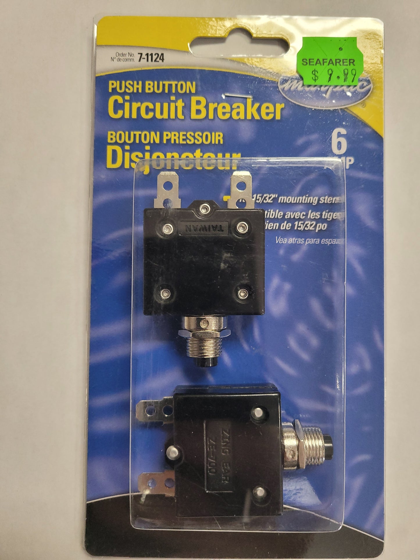 6A Push Button Circuit Breaker