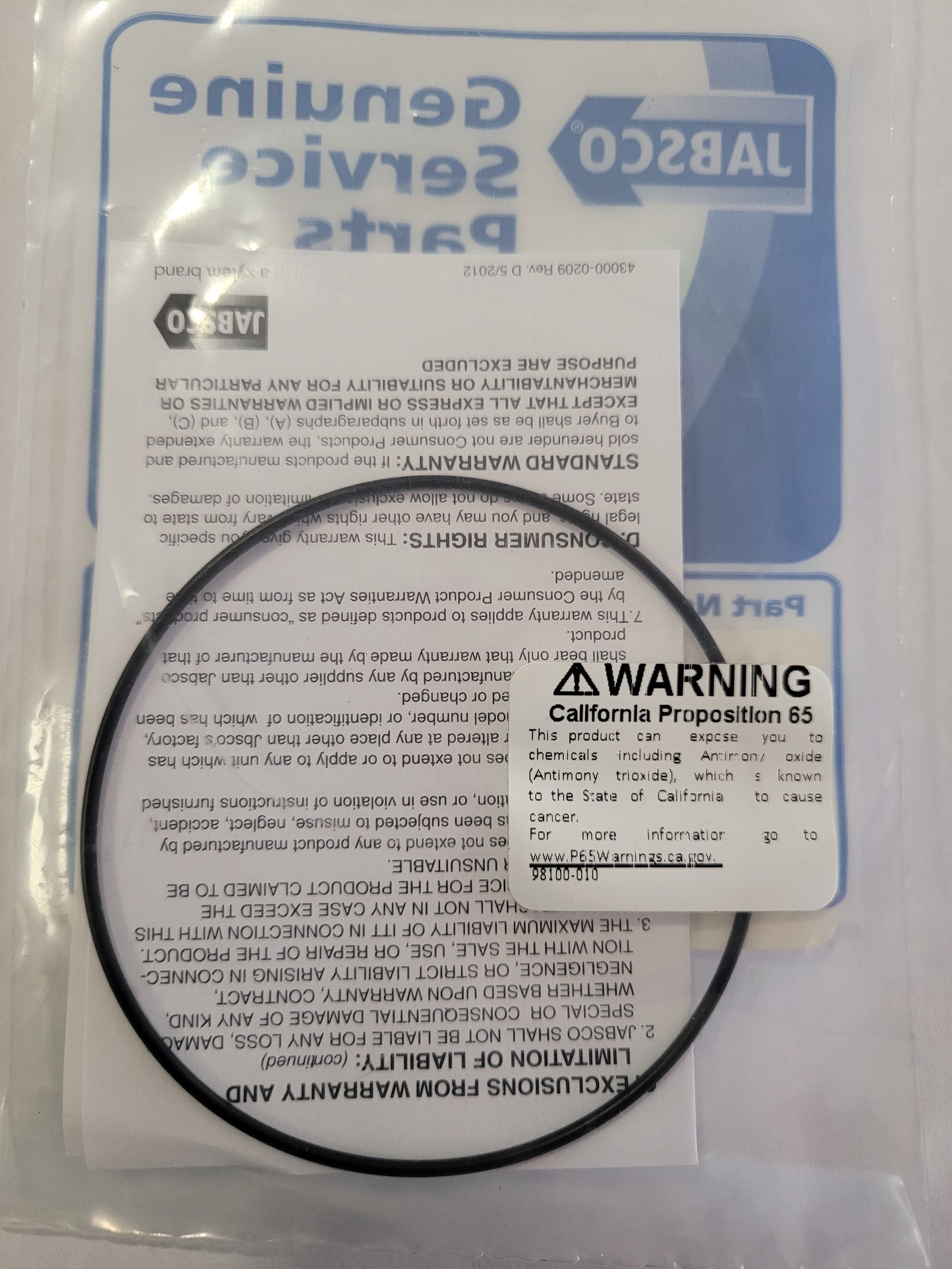 Jabsco 43990-0066 O-Ring