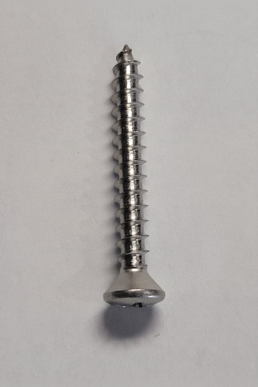 10x2" SS Oval Screw, 4-0248