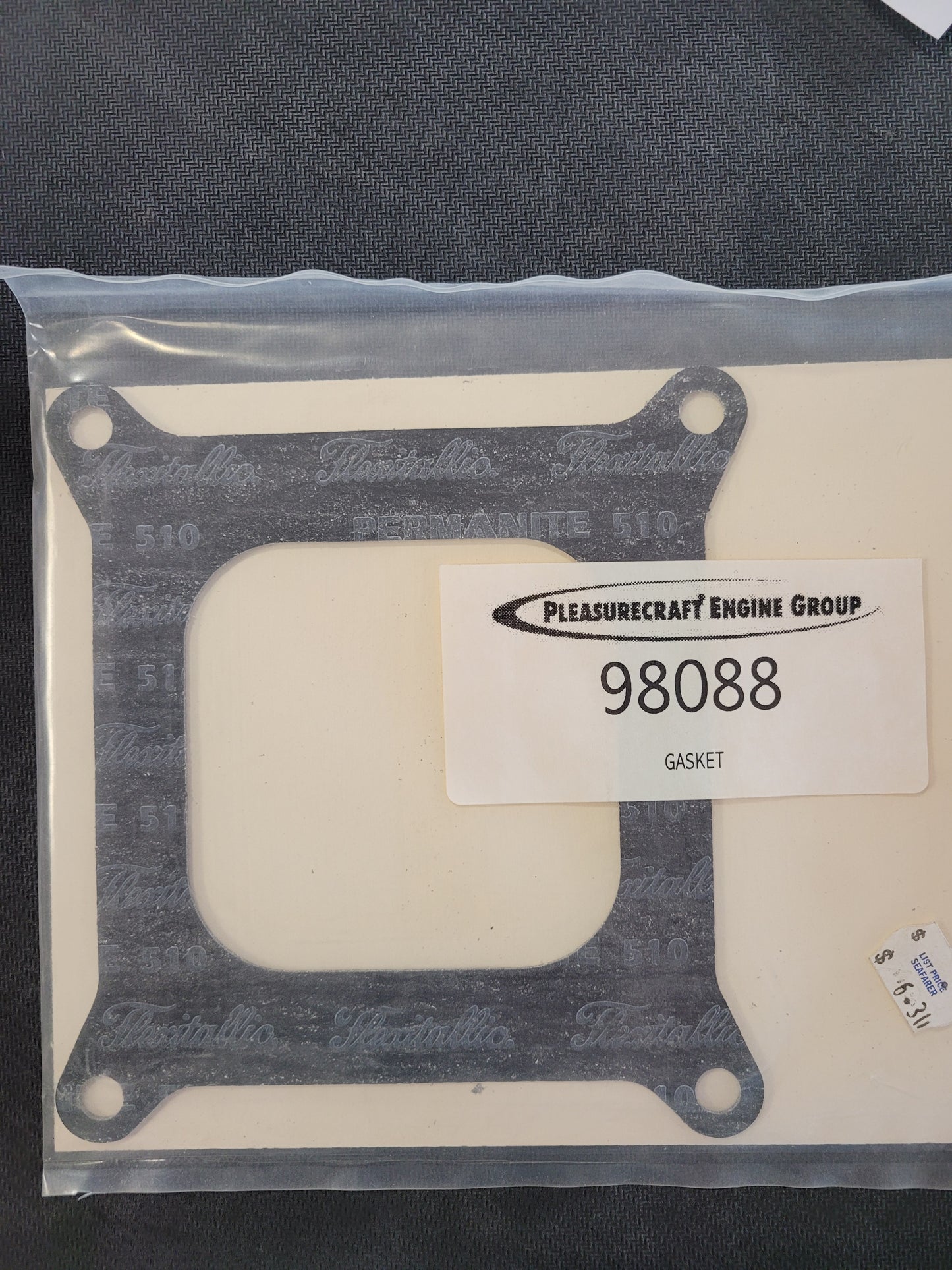 Gasket, Carb To Wedge Spacer Crusader 98088