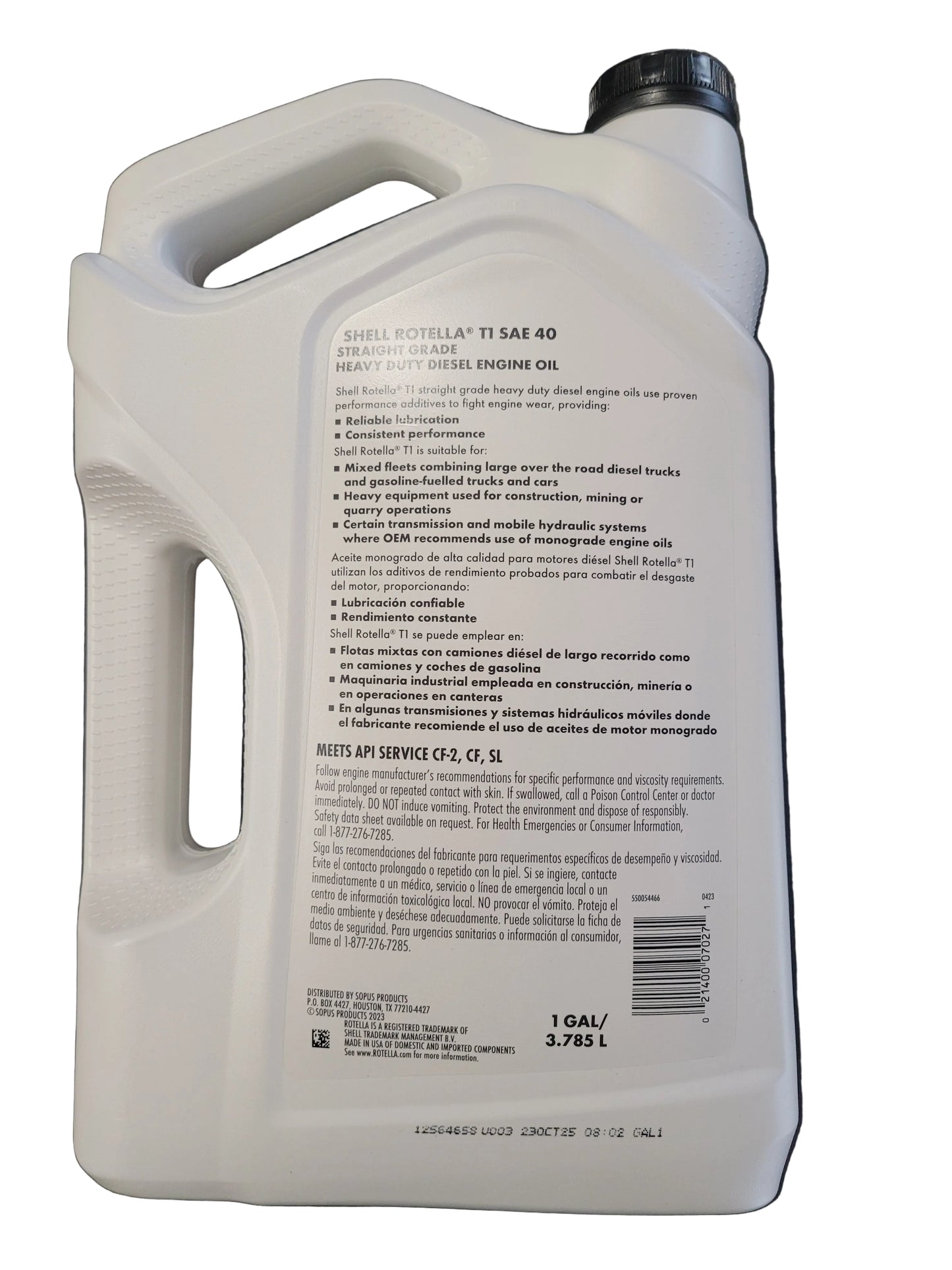 Shell Oil 550054466 Shell Rotella® T1 40 CFSL Gallon