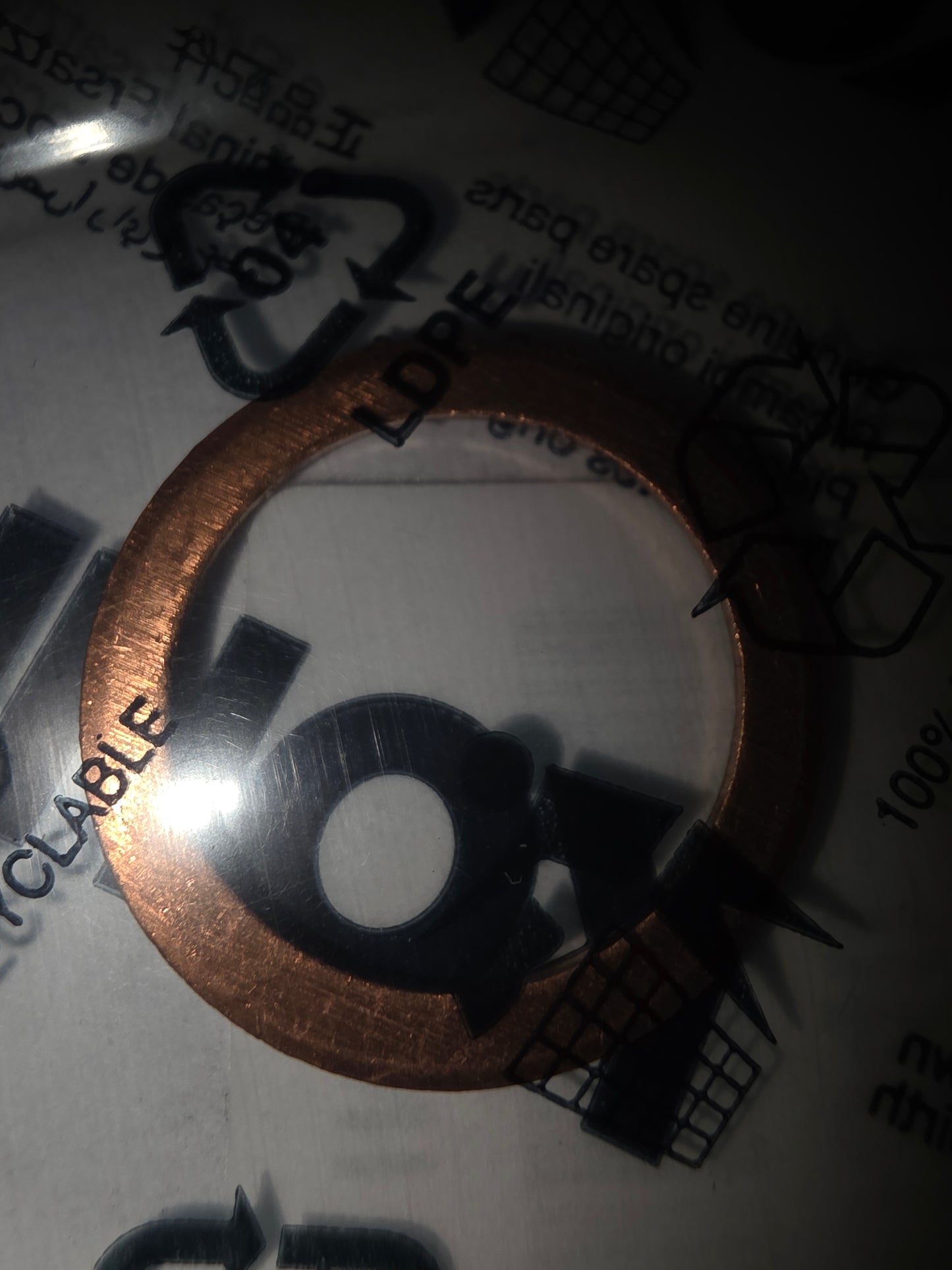 Kohler ED0046700340-S Zinc Sealing washer