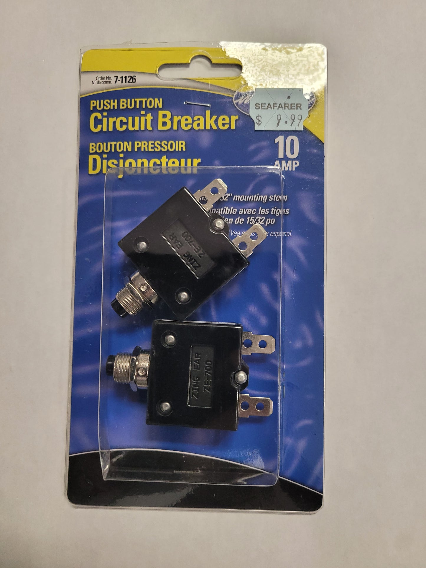 10A Push Button Circuit Breaker
