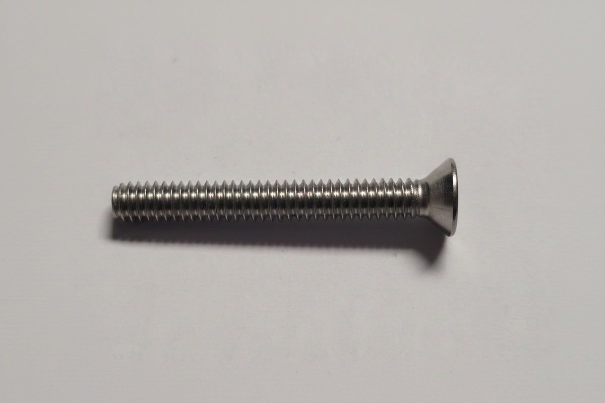 Machine Screw, Flat Head, 1/4"-20x2-1/2", 4-2324