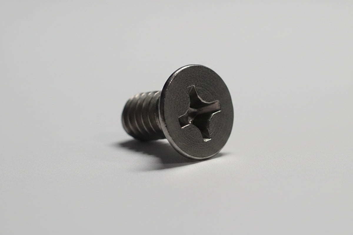 Machine Screw, Flat Head, SS, 1/4"-20x1/2", 00281