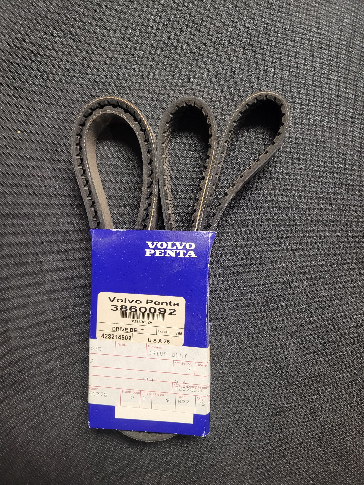 V-Belt, Volvo 3860092