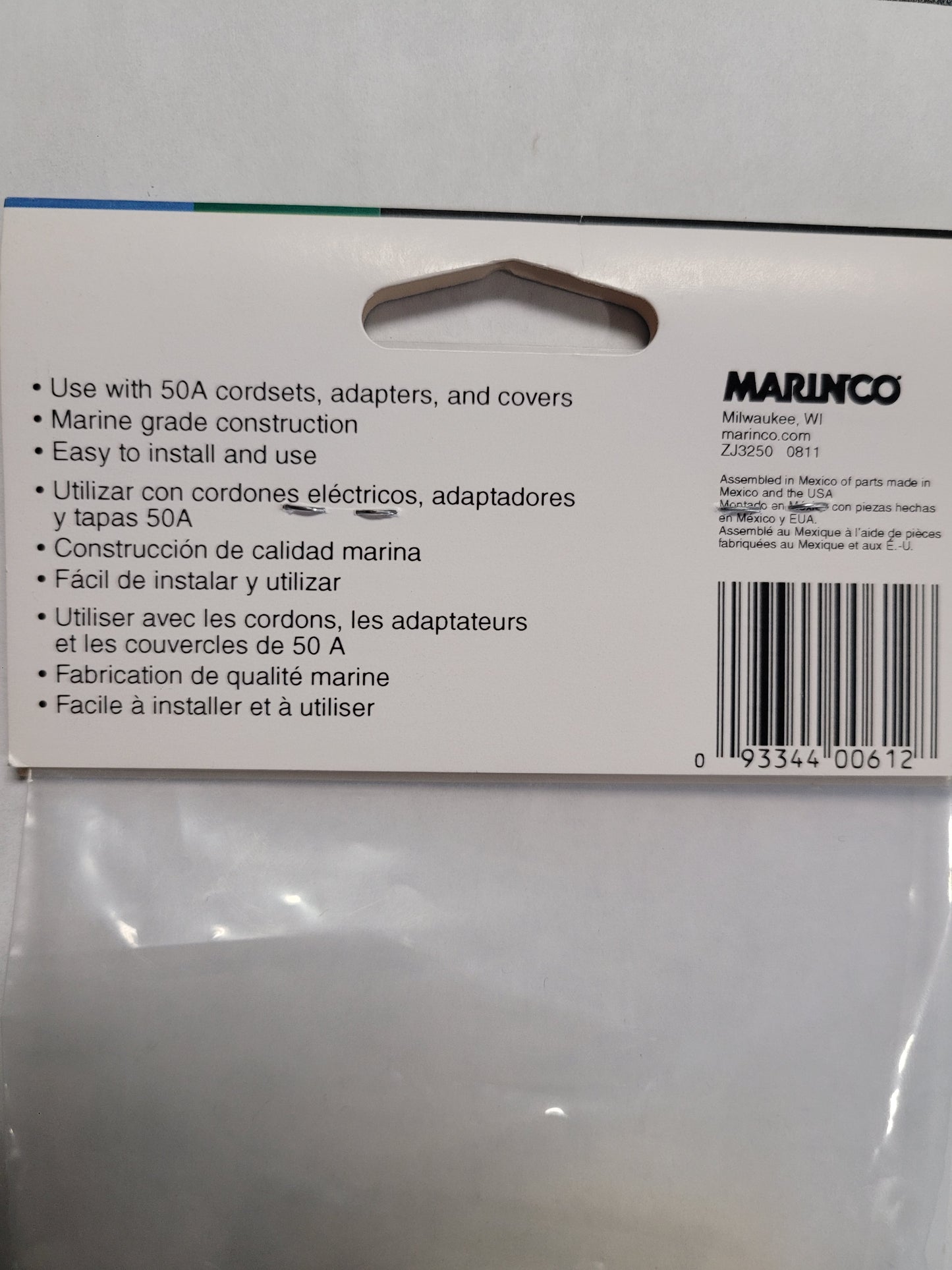 Marinco Easy Lock Ring, 50A-125, 50A125/250