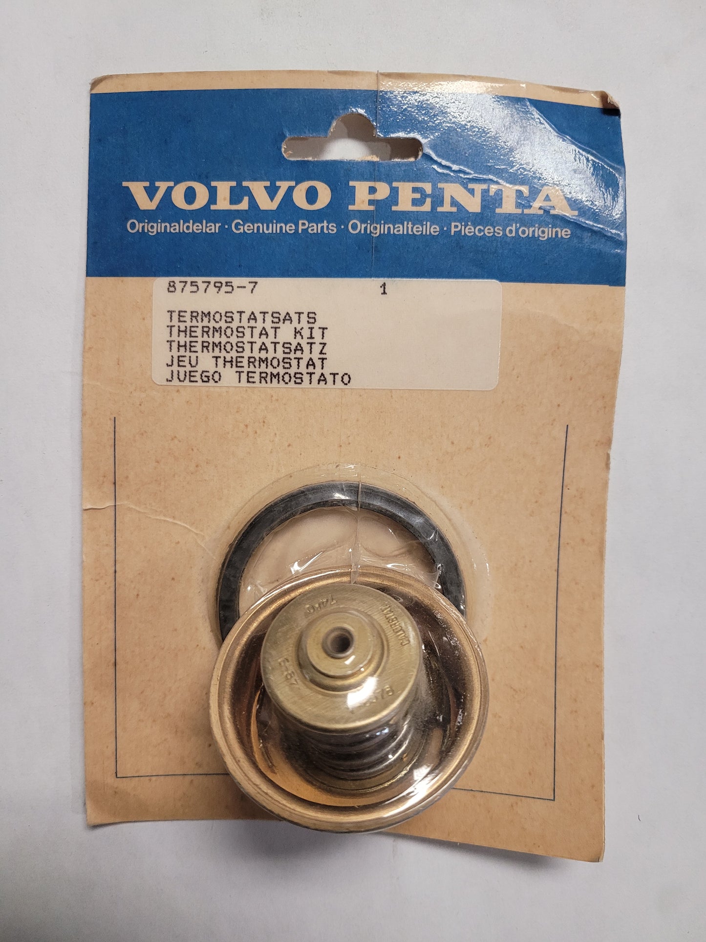 Thermostat, Vintage, (NOS) Volvo 875795