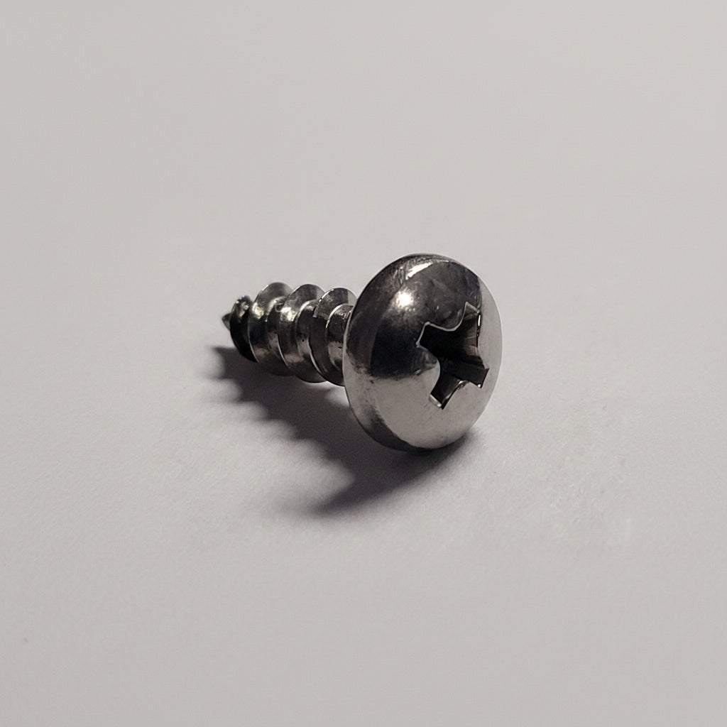 10x1/2" SS Pan Head Screw, 4-0187