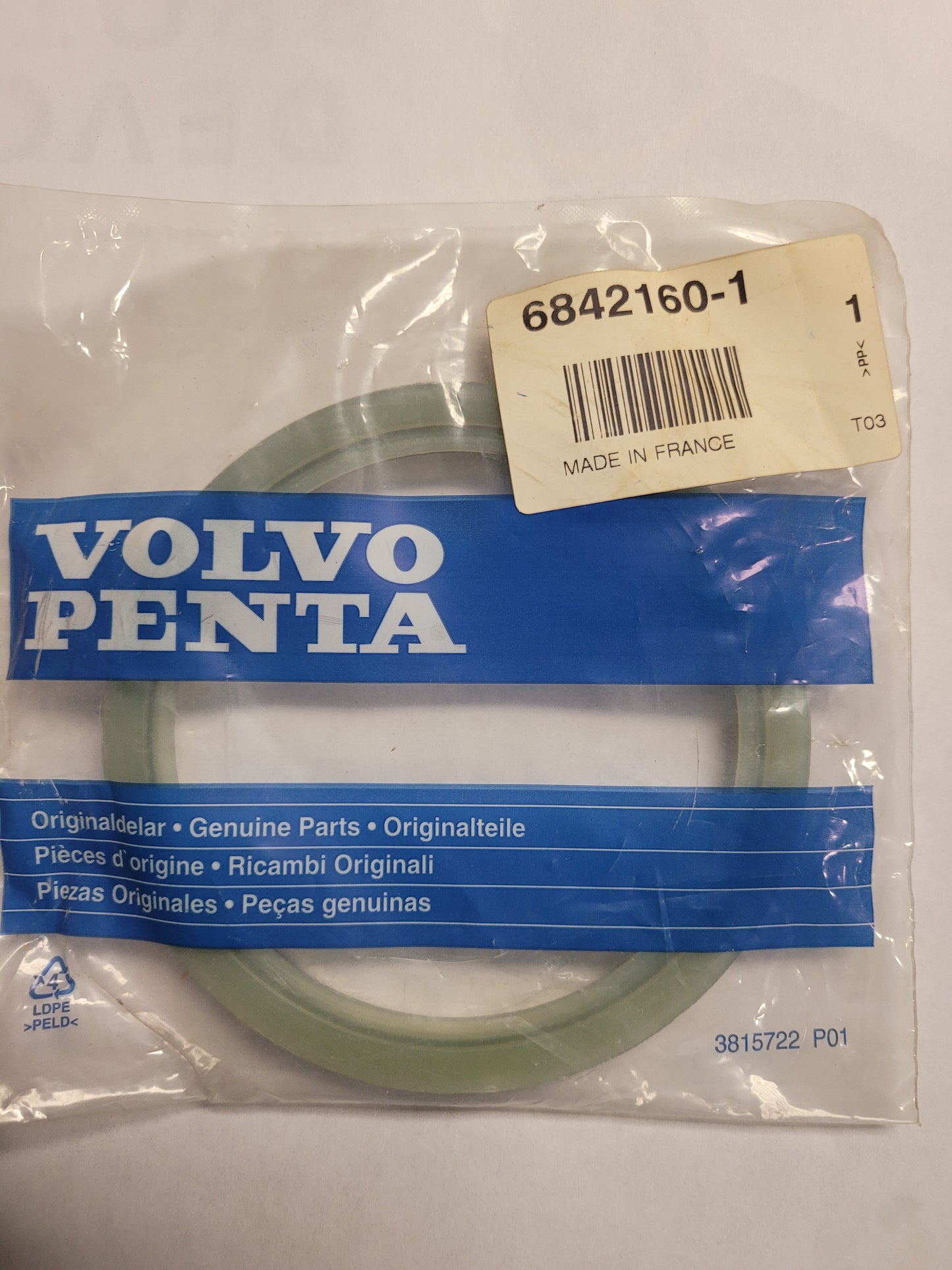 Seal, Crankshaft, Vintage (NOS) Volvo 6842160