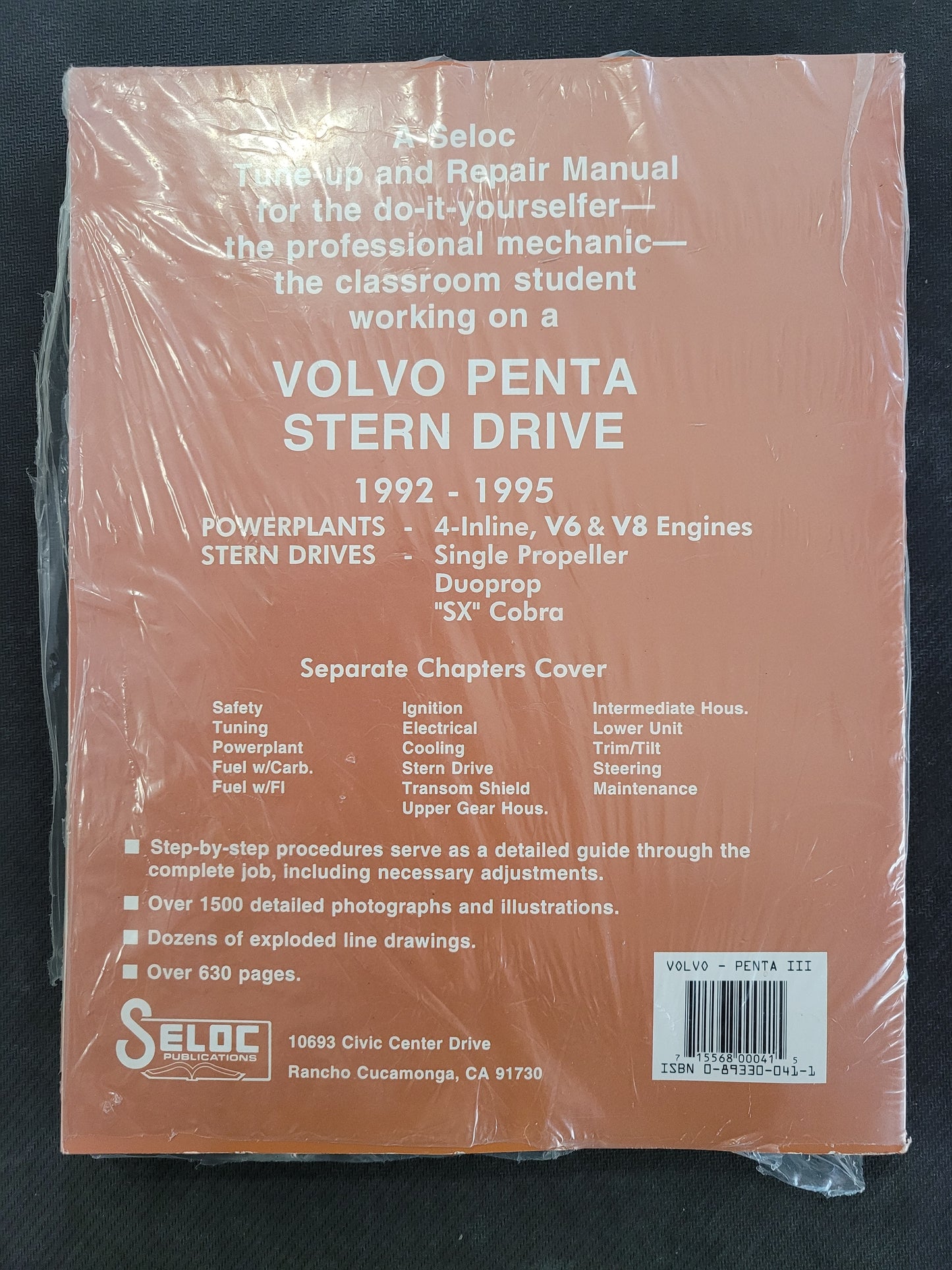 Repair Manual Volvo 1992-1995 Seloc