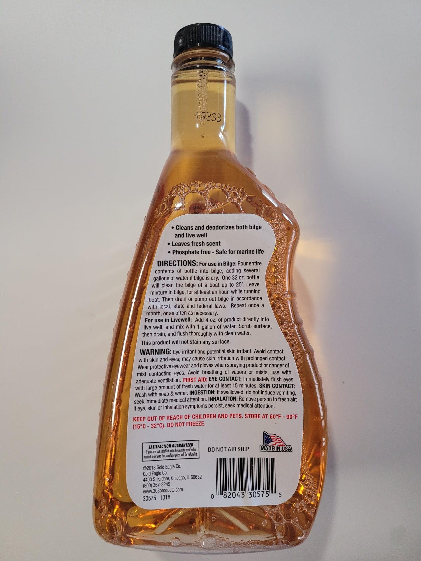 303 Bilge cleaner/deodorizer (Closeout)