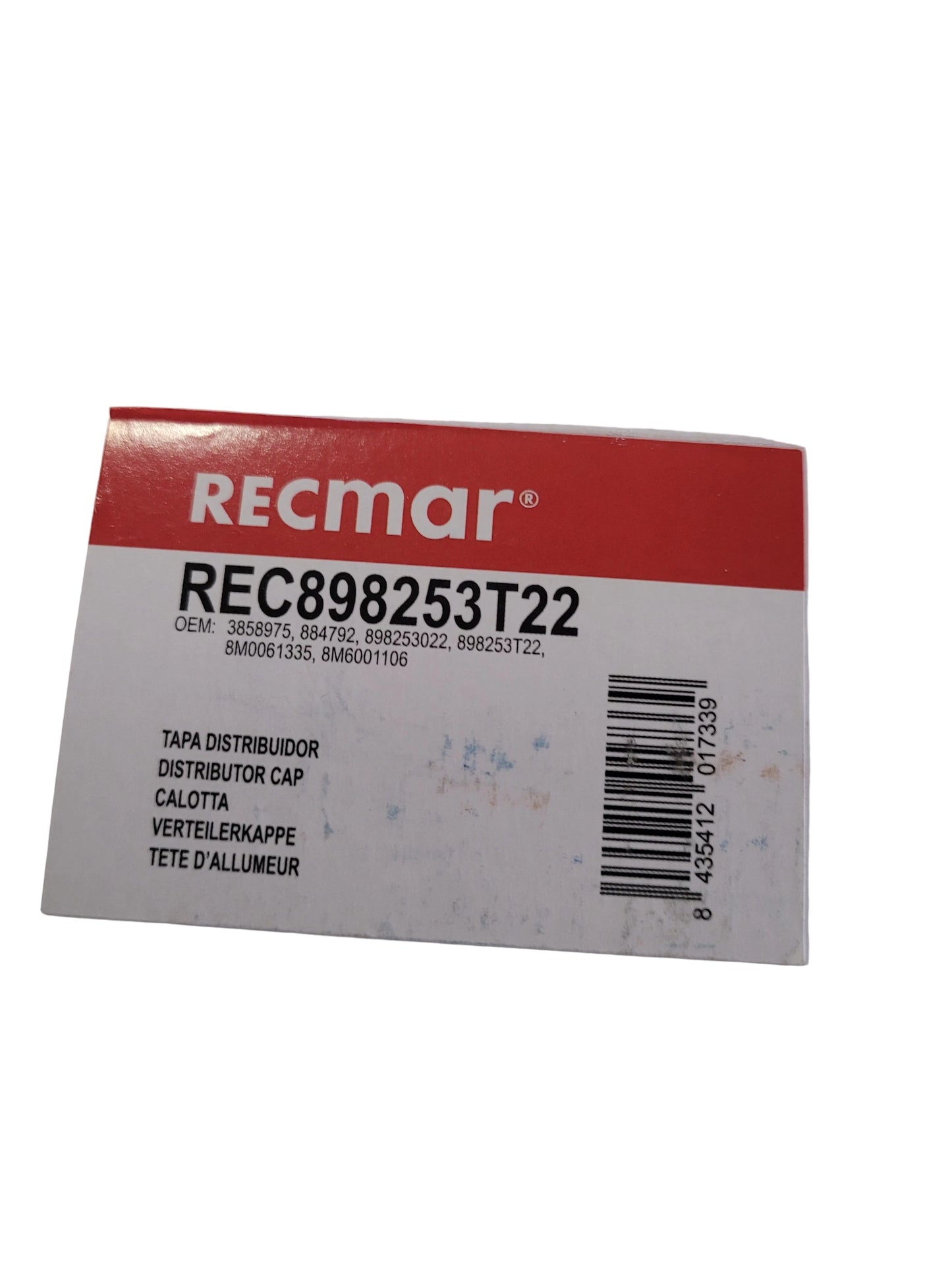Distributor Cap REC898253T22