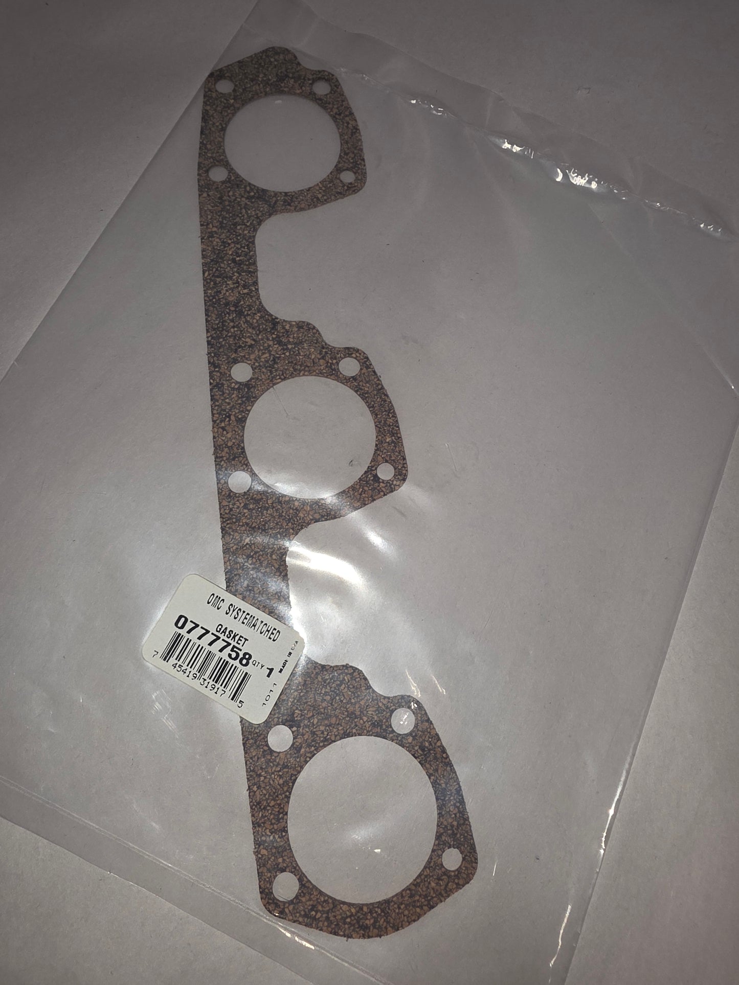 OMC 777758 Gasket replaces 333008