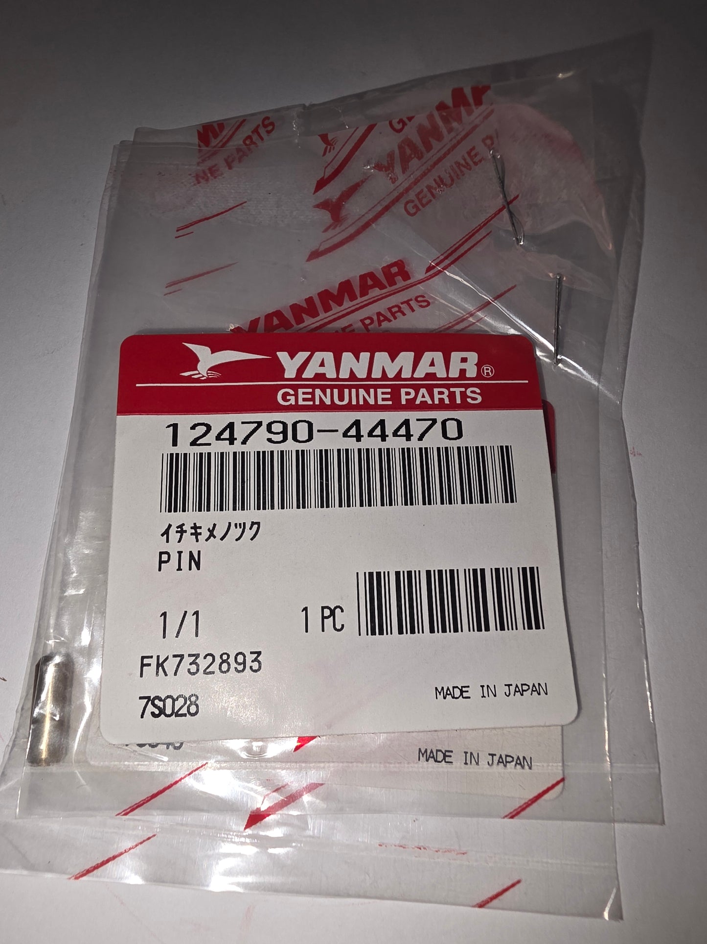 Yanmar 124790-44470 Pin