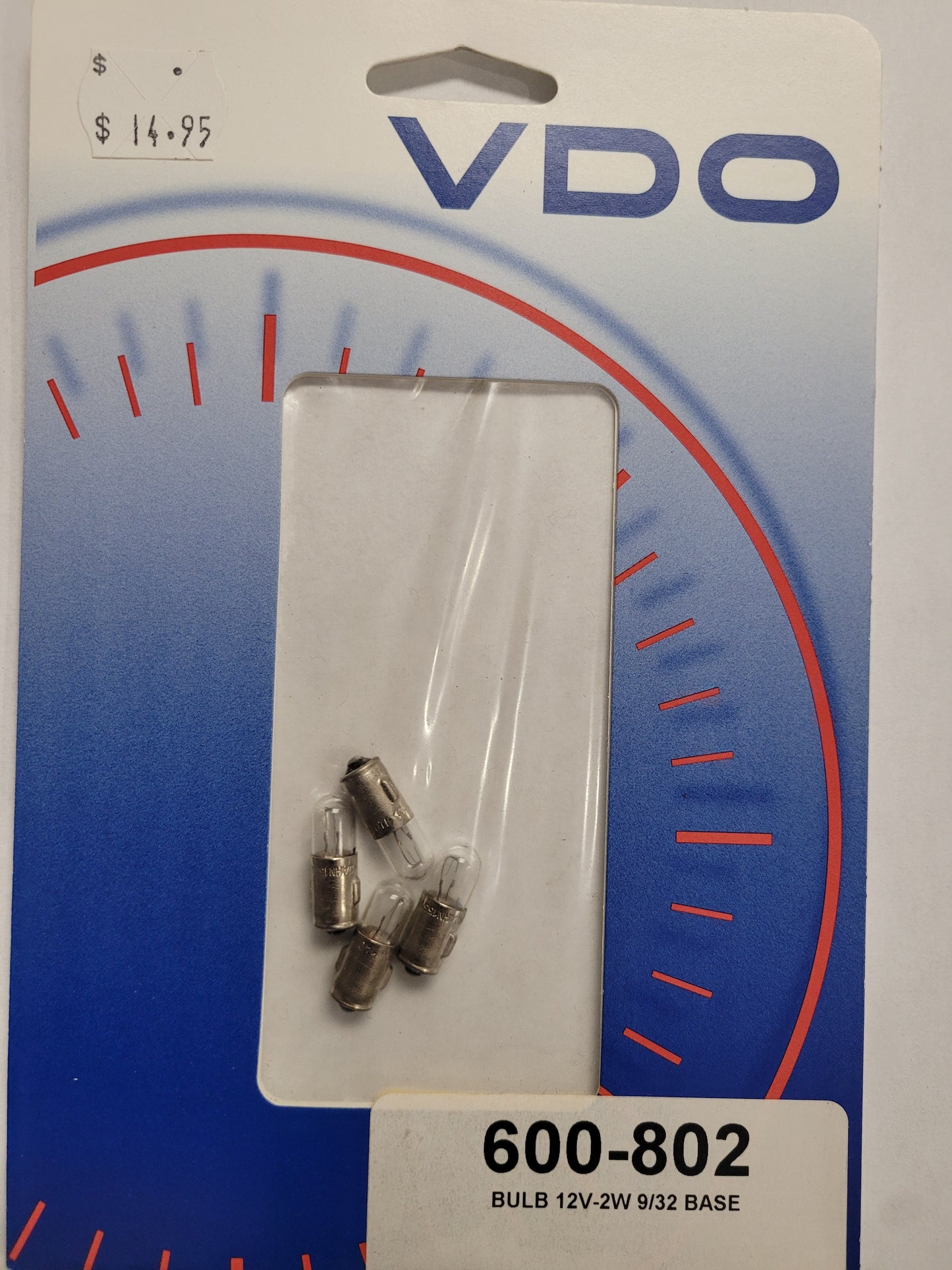 VDO bulb 4pk, (NOS) VDO 600-802