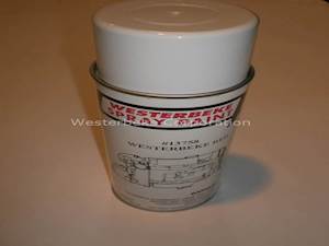 Westerbeke 13758 Red spray paint