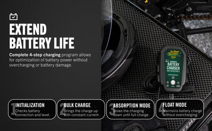 Battery Tender Junior 800mA 12V Selectable Chemistry Battery Charger and Maintainer