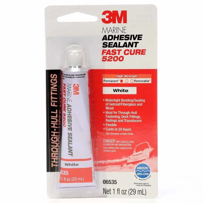 3M 5200 Fast Cure White - 1 oz.