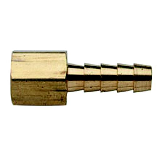 Barb-Brass female 1/4 x 1/4 FNPT