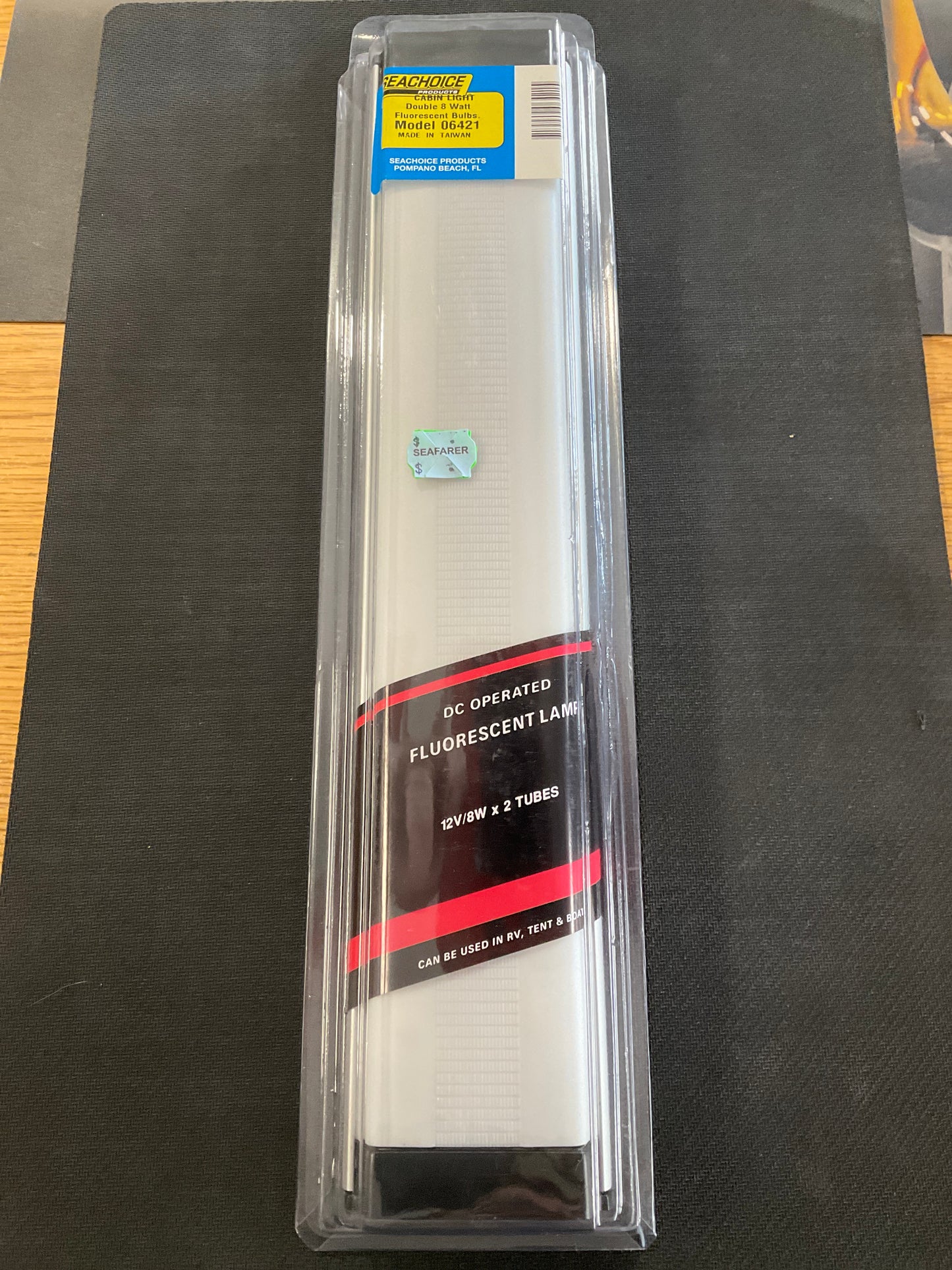 Flurescent Cabin Light Double Bulb 15"L x3"W x1"H