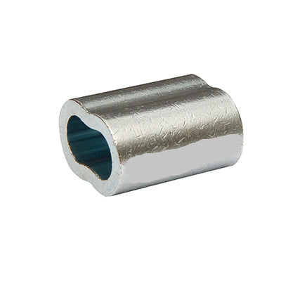 Zinc Plated Copper Oval Sleeve for 5/32 Inch, 4mm