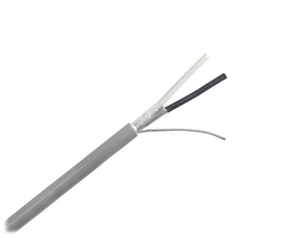 22/2 grey jacket shielded wire