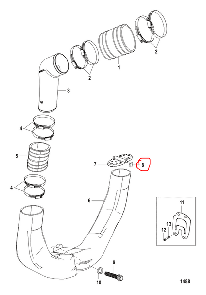 Grommet, For Exh. Shutters, Quicksilver 807167