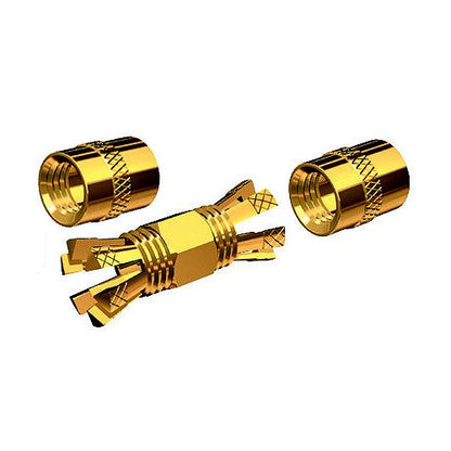 PL258 Gold Plated Solderless Double Female VHF Radio Connector