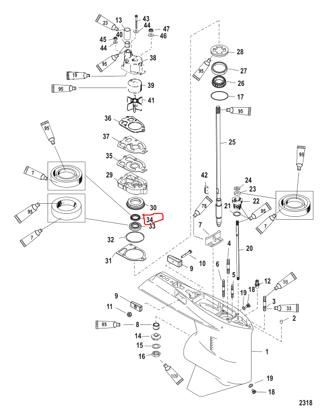 Oil Seal, Sierra 18-2013