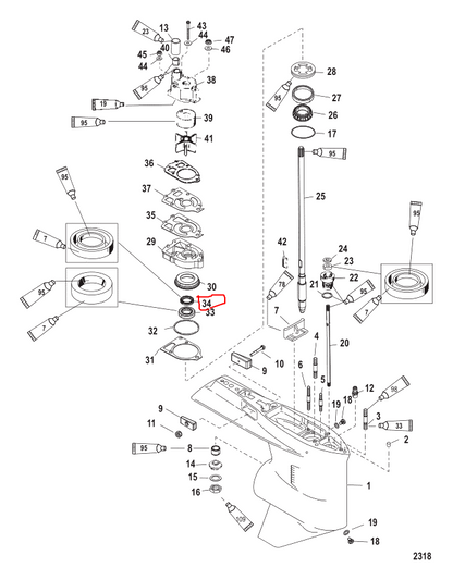 Oil Seal, Sierra 18-2013