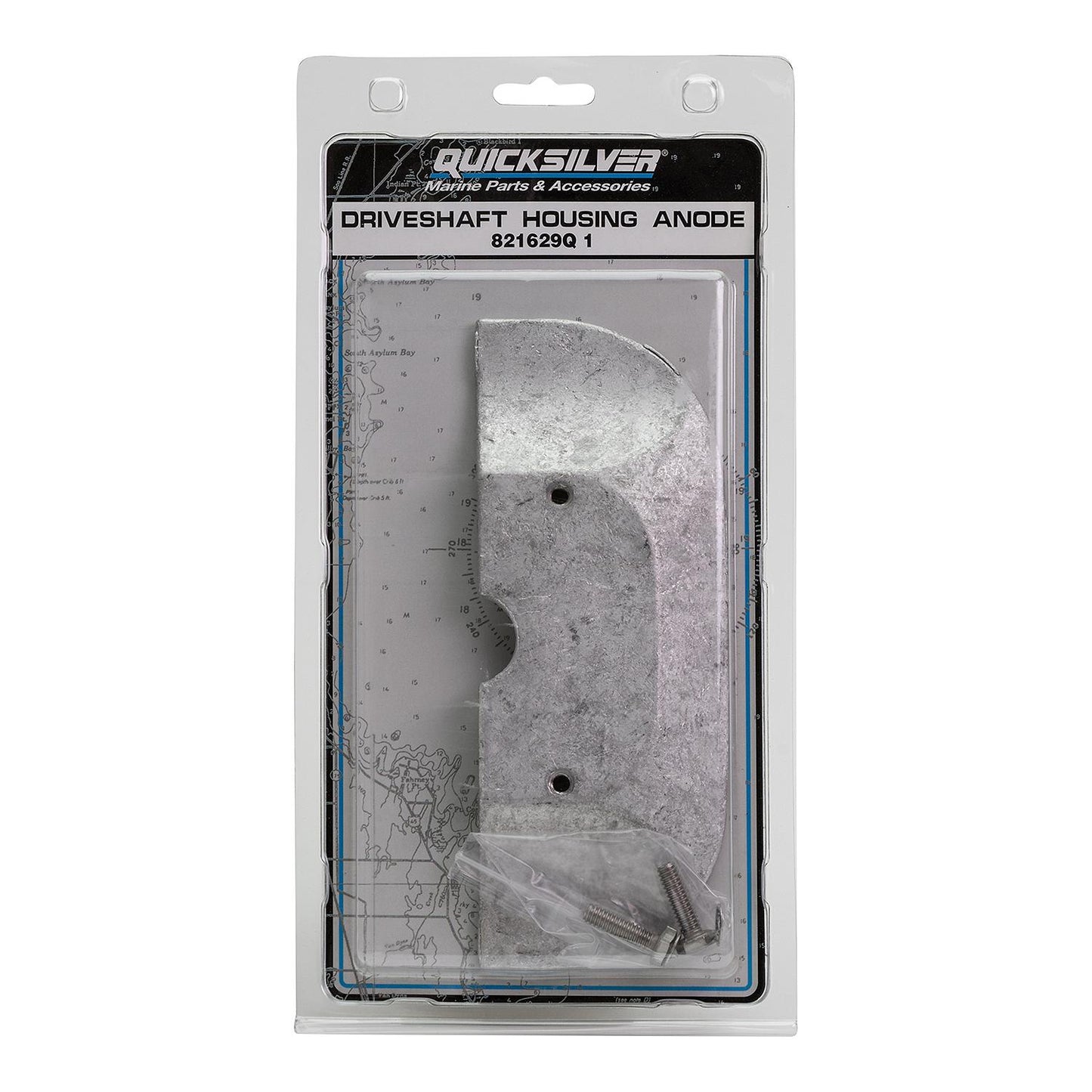 Quicksilver 821629Q1 Aluminum Drive Shaft Housing Anode for MerCruiser Alpha One Gen II Sterndrive