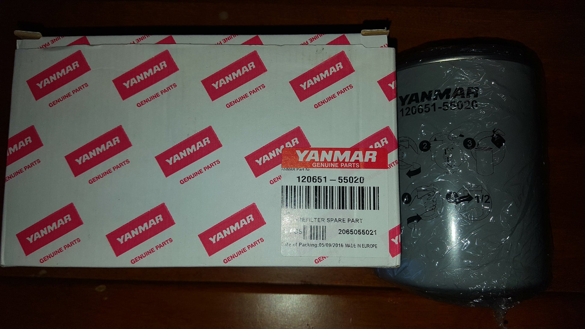 Yanmar OEM Fuel Filter 120651-55020