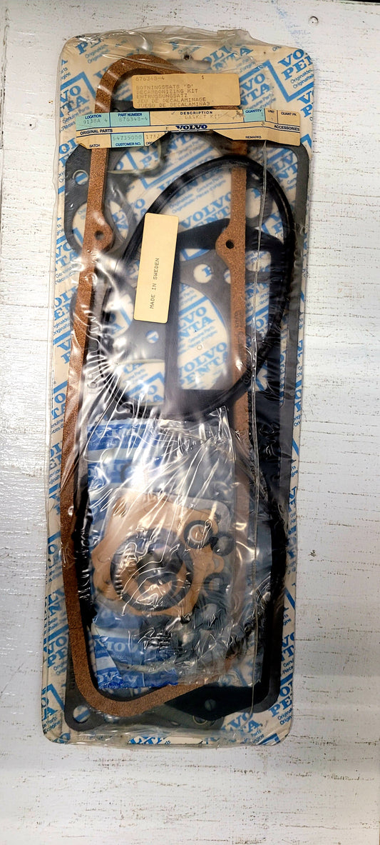 Volvo Penta 876348 NOS OEM Decarbonizing gasket set