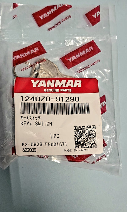 Yanmar 124070-91290 Key (2 Pack)